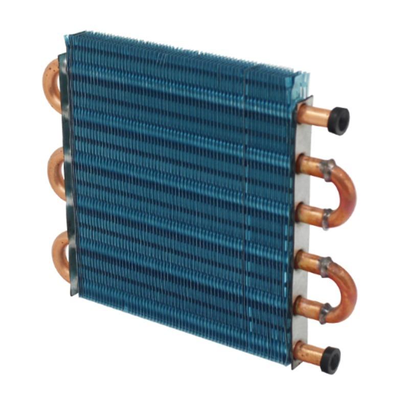 Мини конденсаторный радиатор с воздушным охлаждением, медно-трубчатый оребренный радиатор, испаритель, теплообменник, радиатор водяного охлаждения, аксессуары