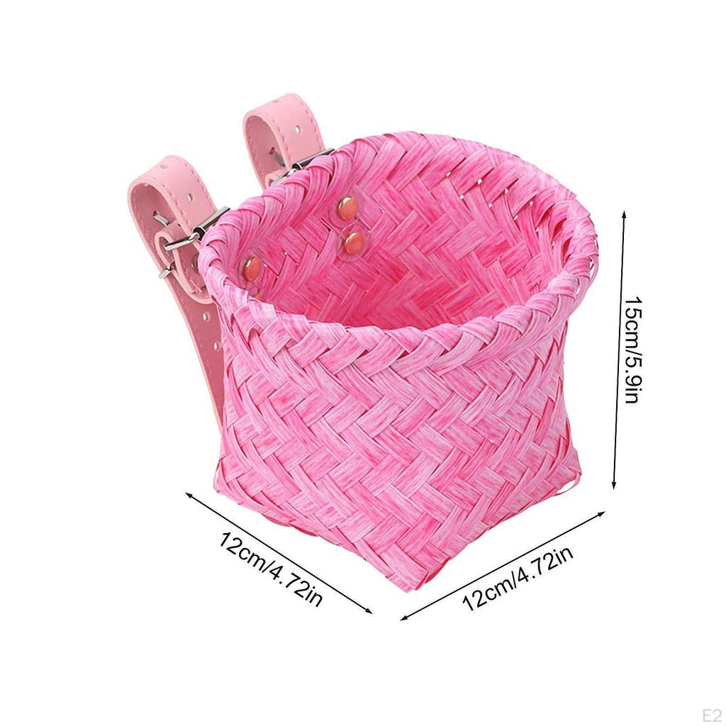 Children's Bicycle Basket, Front Storage Solution, Easy to Attach Gift for Kids