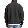 Men Full Zip Up Casual T Shirt Long Sleeve Loose Fit Tops Fall Fashion Regular Fit Cardigan Tops