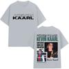 Kevin Karl 2026 new Fashion Print Pattern Street Casual 2026 Spring summer Print Pure Cotton Casual Shortsleeved top Streetwear