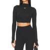 New Nike Crop Tops Women's Black FB5277-010
