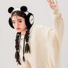 Panda Earmuffs Panda Ear Warmer Foldable Earmuffs Fleece Ear Muffs Headband Panda Ear Muffs Panda Earflap
