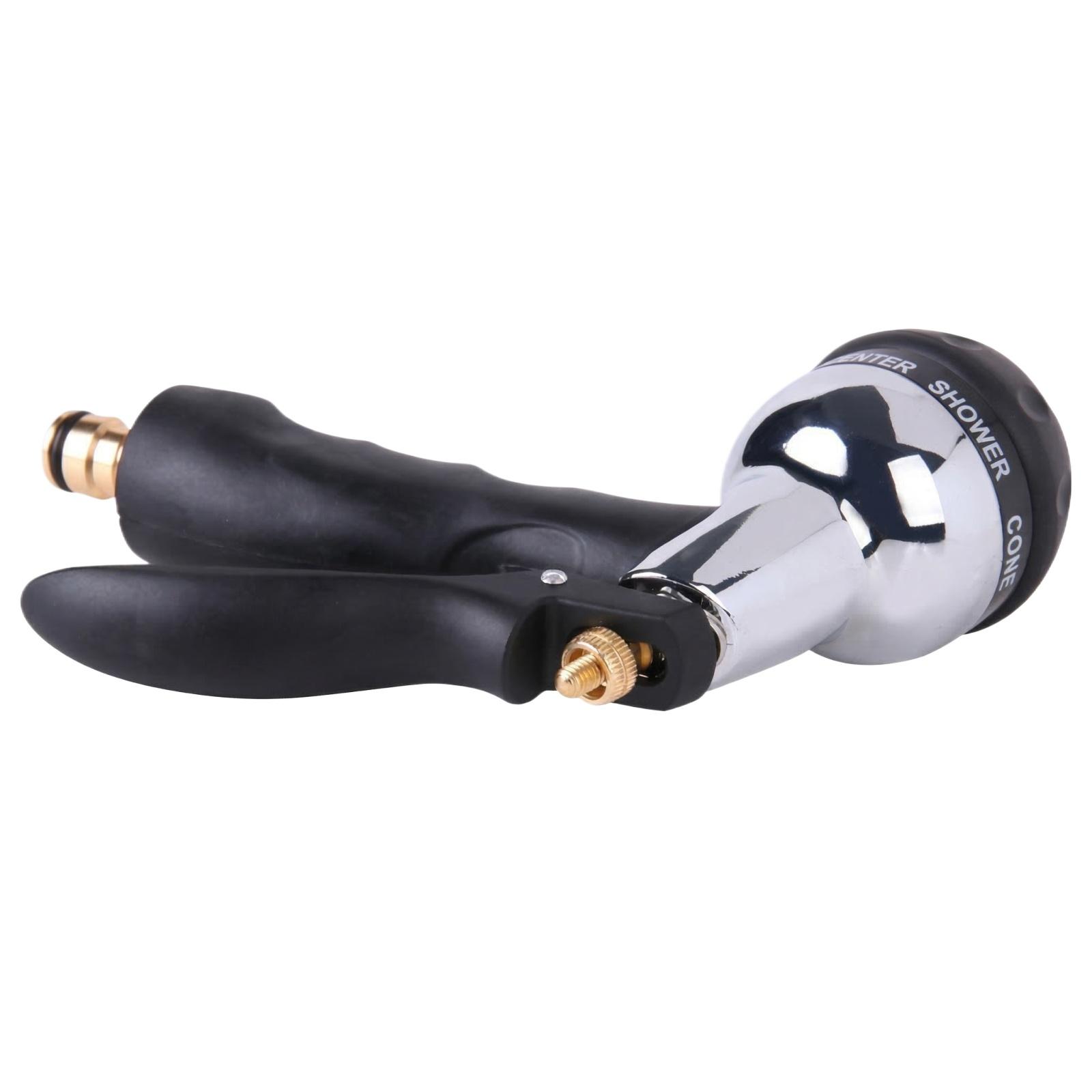 

Garden Hose Nozzle With Non- Design, Suitable For Watering Plants, Lawns And Gardens, Washing Cars, Cleaning, Bathing And Outdoor Recreation. One Size серебряный