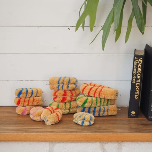 Kamenoko Tawashi Nishio Shoten Striped Mini Mini N Red