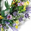Simulation Small Wild Flower Garland American Wedding Pastoral Home Decoration Garden Door Hanging