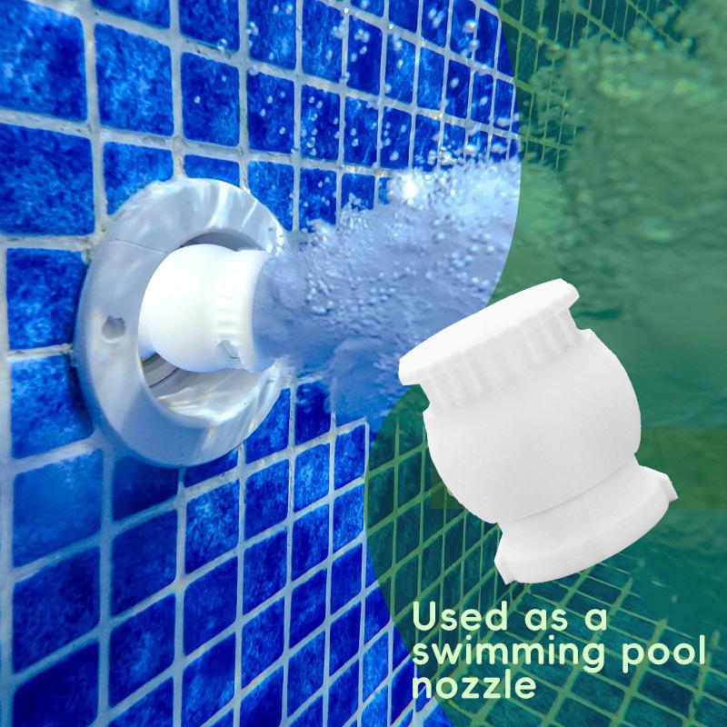 1Pcs Adjustable Pool Nozzle Multifunctional Gardening Nozzle Tool Faucet Adjustable Sprinkler Safety Material Portable Compact