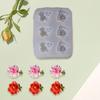 Food Grade Silicone Floral Mold For Resin Clay Plaster Cake Decoration Creation Sunflowers Flowers Flower Embossing Tool