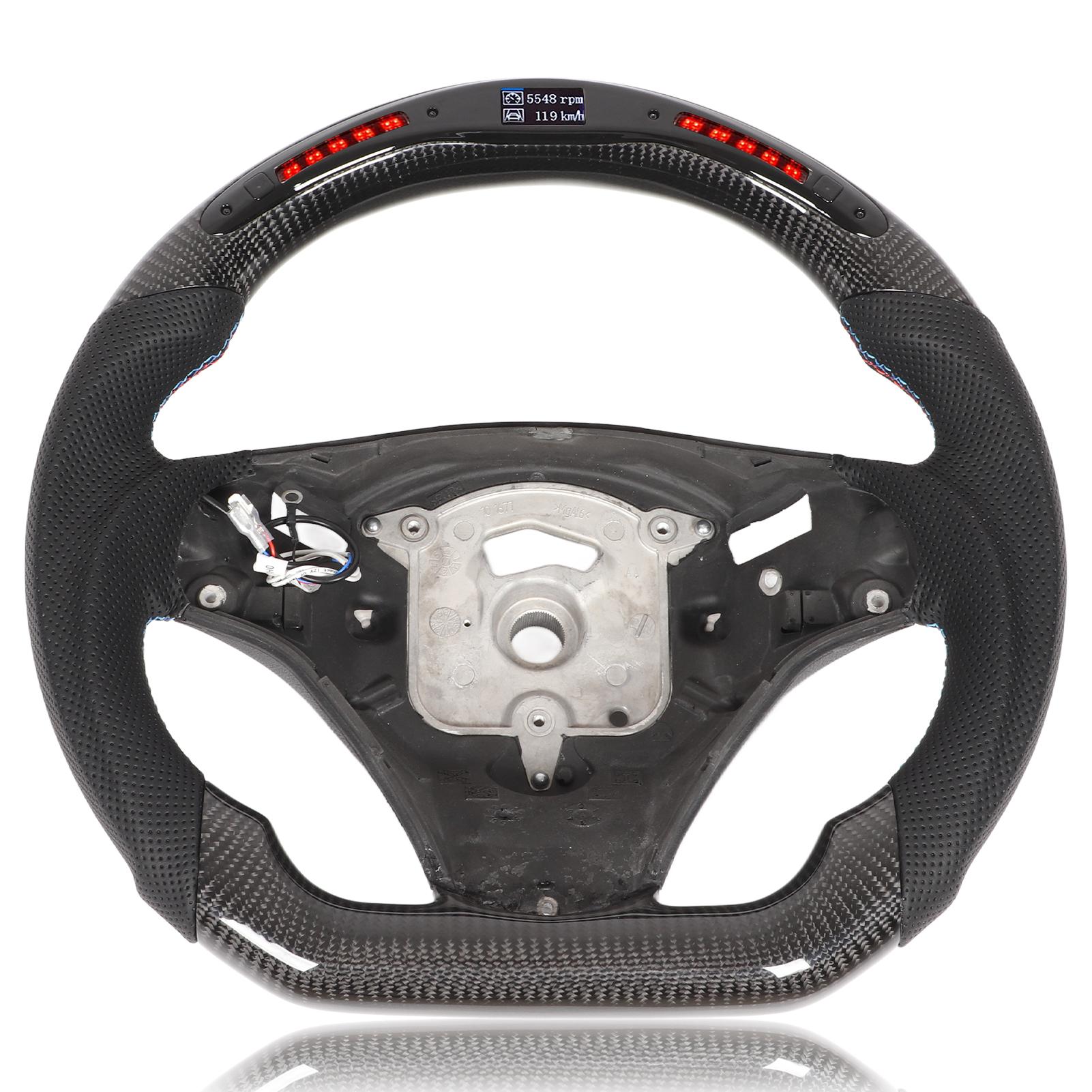 

Светодиодный дисплей со светодиодной подсветкой из углеродного волокна для замены рулевого колеса для серии 1 3 E82 E90 E91 E92 E93