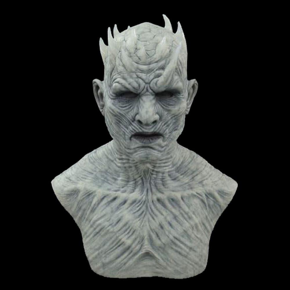 Halloween Night King Headgear Game of Thrones cos White Night King gloves from the series "The Witcher," used as props in horror movies and haunted