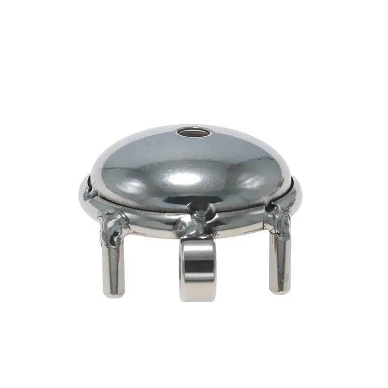 Stainless Steel CB Chastity Lock Penis Cage Slave Gay Adult Sex Toy Cock Rings Cuckold BDSM Ball Stretcher