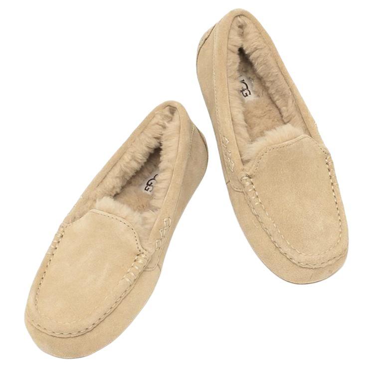 UGG Ansley Fashion Comfortable Boat Shoes Women sneaker Beige 1106878-SAN