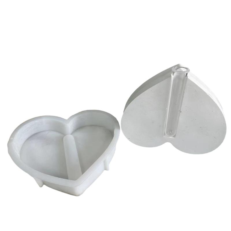 Flowerpot Silicone Mold Concrete Mould Star/Heart Shaped Flowerpot Molds Cements Mould Silicone Material for Flowerpot 1