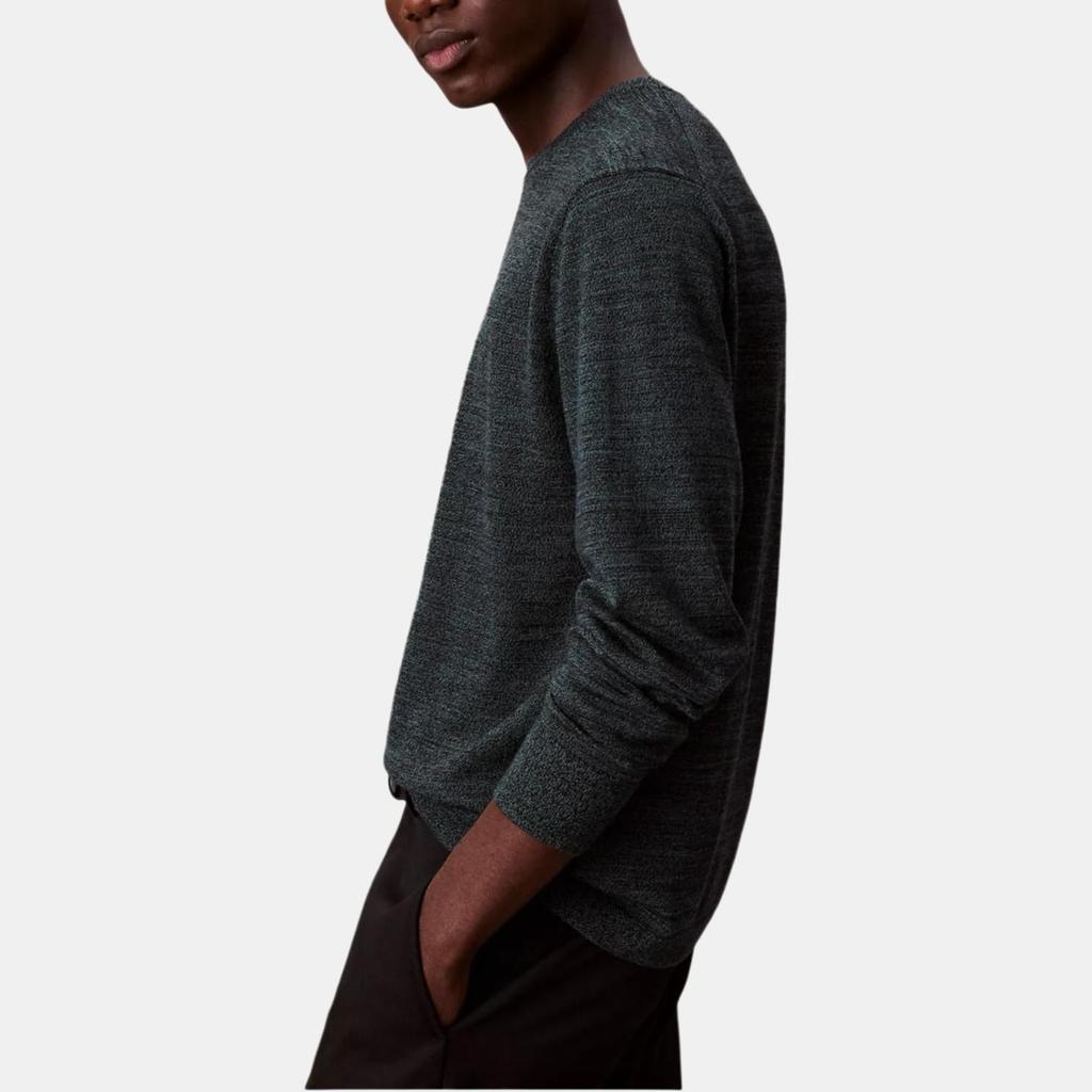 Calvin Klein Comfortable Classic Letter Versatile Crew Neck Long Sleeve Sweater Men Sweater 4LB305G-YNK