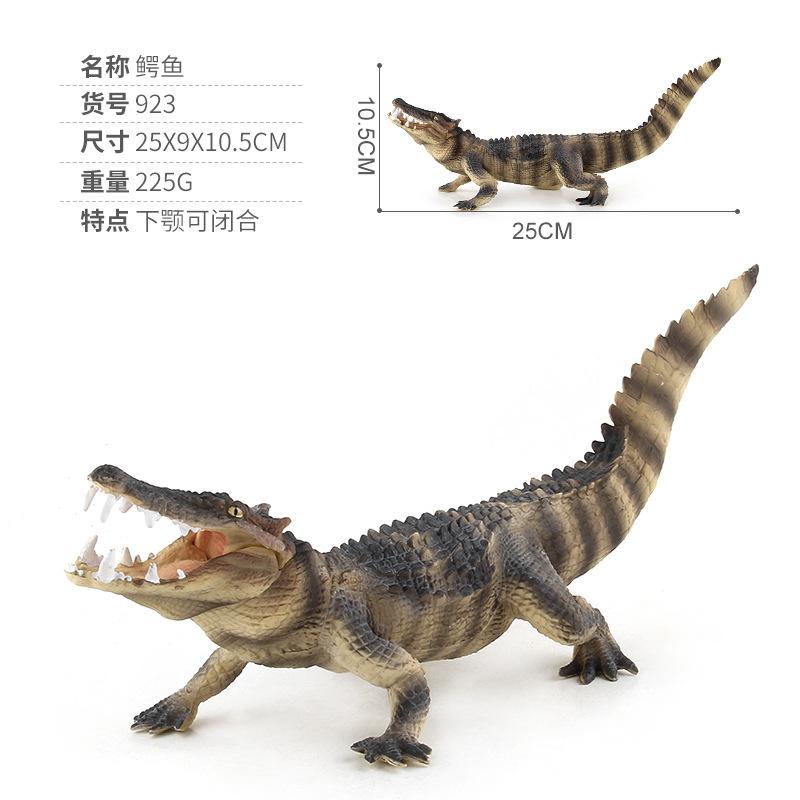 

Имитация модели дикого животного Большой ПВХ крокодил Реалистичный реквизит Статическая модель Украшение Игрушка