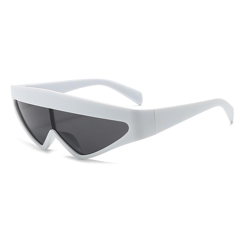 Vintage Trendy Technological Punk Goggles Women Men Futuristic Sun Eyeglasses For Outdoor Use Lady Man Glasses UV Protection 400