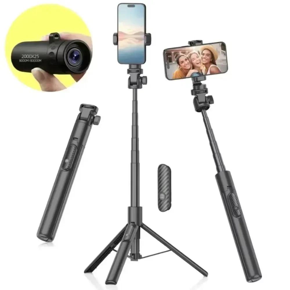 1pc Mini Portable 2000x25 HD Monocular Telescope Mobile Phone Telescope with Holder Camping Hunting Birdwatching Telescope