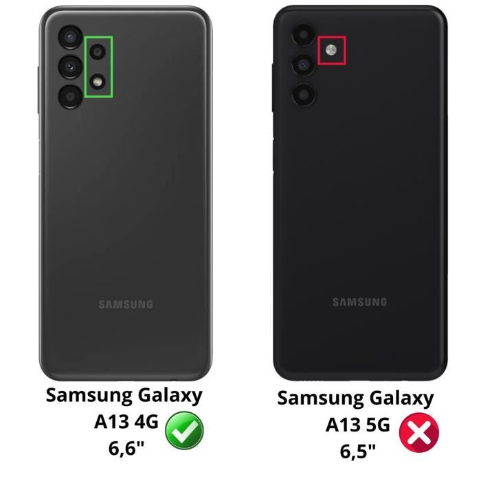Case for Samsung Galaxy A13 4G and 2 Tempered Glass Screen Protector Phonillico®