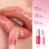 Clubday 6pcs Glossy Fruit Lip Oil Set Shimmery Hydrating Lip Gloss Tint Nourishing Mirror Plumping Liquid Lipstick Makeup Cosmetics Gift
