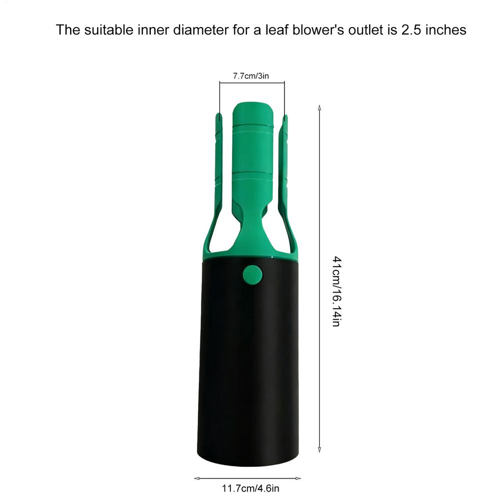 Blower Air Flow Booster Universal Adjustable Instant Nozzle Attachment Blower Nozzle Extension Speed Booster for Garden Pathway