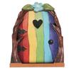 Garden Fairy Door Decor With Wooden Tree Art For Home And Garden Beauty