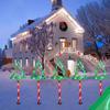 Solar Snowflake & Star Cane LED Garden Light for Outdoor Christmas Decor