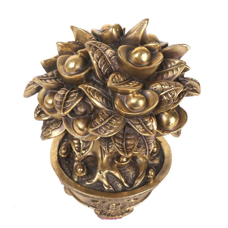 Bronze Four Seasons Wealth Tree Ornament