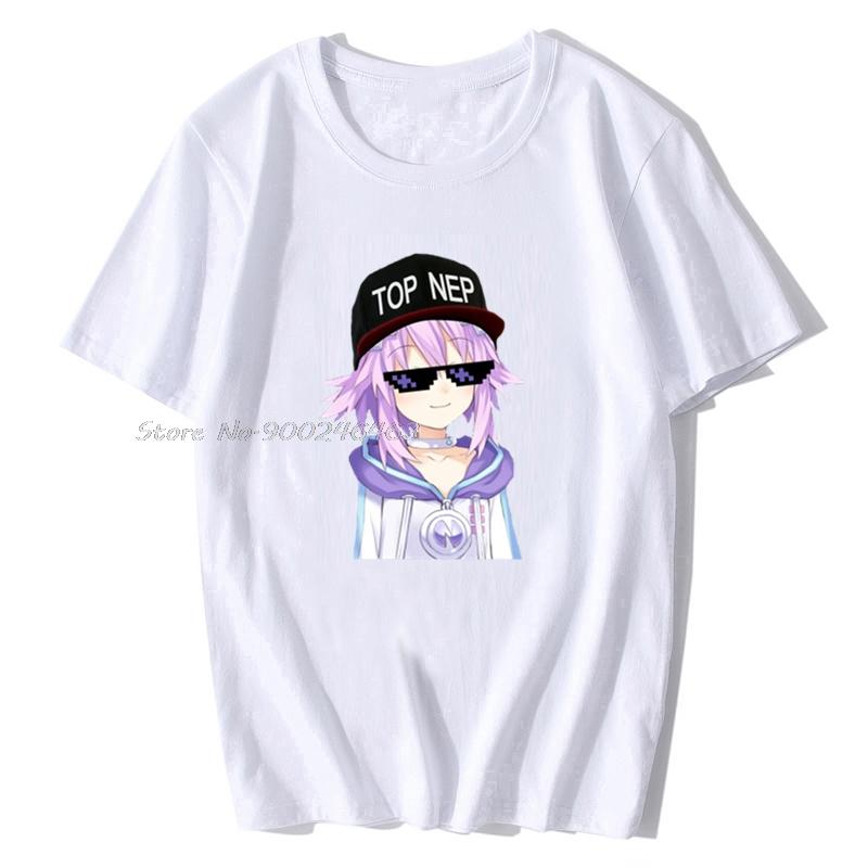 

Unisex Tshirt HyperdiUnisexsion Neptunia Top Nep Tshirt Women T Shirt Unisex Cotton Oneck T Shirt Hip Hop Tees Tops Harajuku S