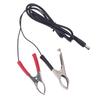 5.5x2.1mm DC Power Plug Male Connector To Dual Alligator Clip Cable Cord 100cm