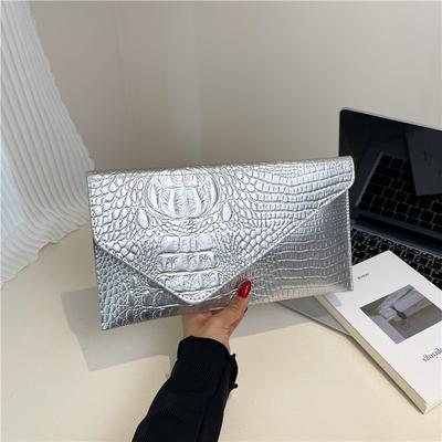 Dnešní populární dámská retro spojka s potiskem krokodýlí kůže dlouhá high-end neformální všestranná večerní peněženka