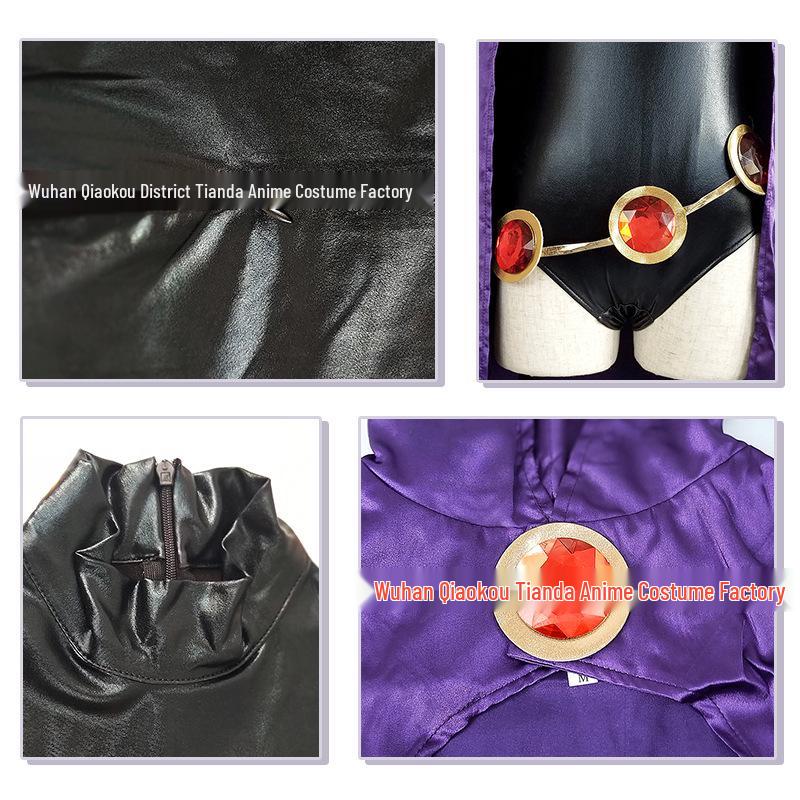 Raven Teen Titans Two-Dimensional Anime Cosplay Costume