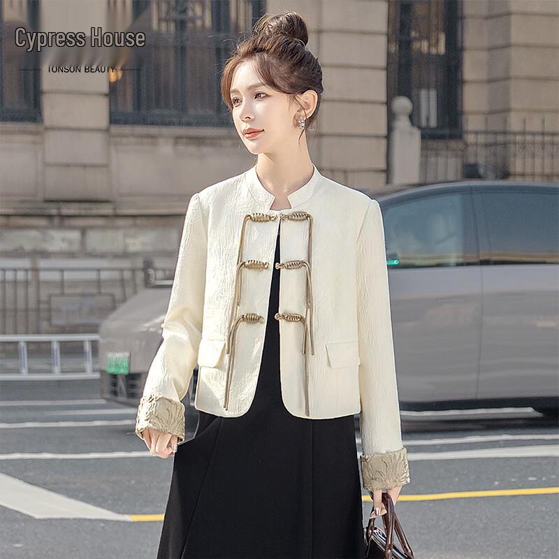 

Женский жакет в новом китайском стиле с жаккардовым узором XL