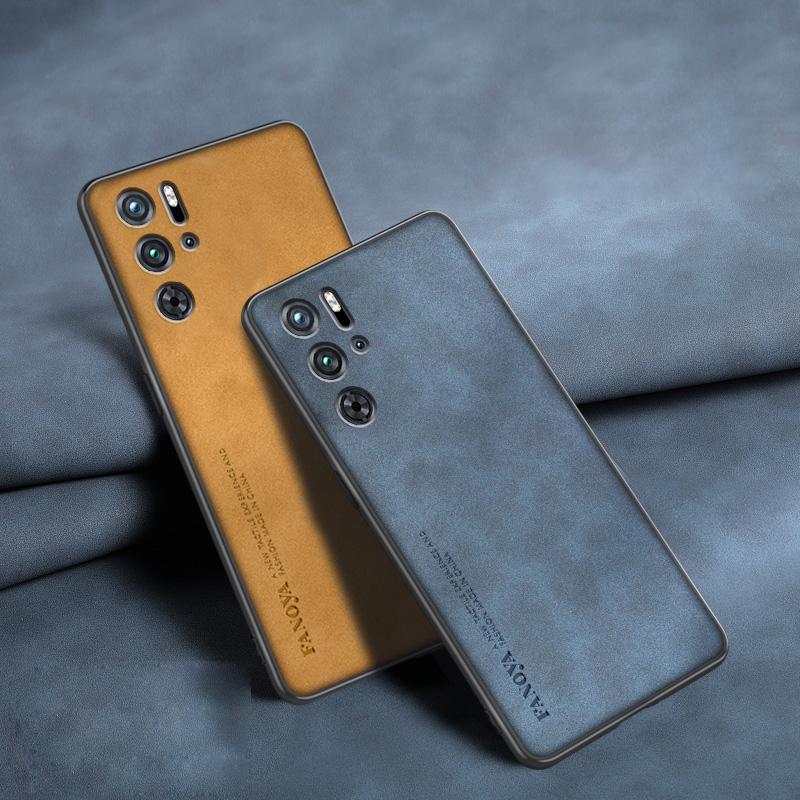 Skinsheep Leather Phone Case For Red Magic 9S Pro Plus Matte Soft Silicone Bumper Full Protection Back Cover For Nubia RedMagic 9 Pro Plus