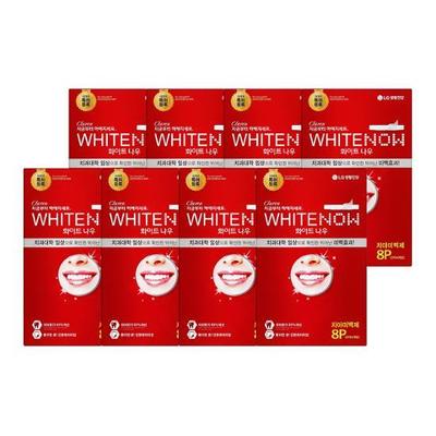 Vyberte 1 bělící náplast Perio White Now (1 týdenní balení 14P / 8P*8 (64 kusů))
