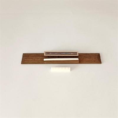 Klassische Gitarre Holzsteg Palisander 6-Saiten Gitarrensteg mit Gitarrensattel und Stegeinlagen Einfache Installation