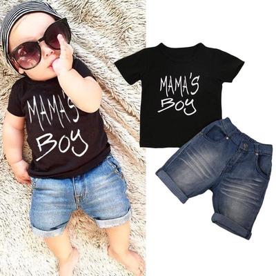 Baby Boys 3D Cartoon Shark Letters Printed Vest T Shirt Tank Top+Shorts Pants Summer Beach Outfits Set