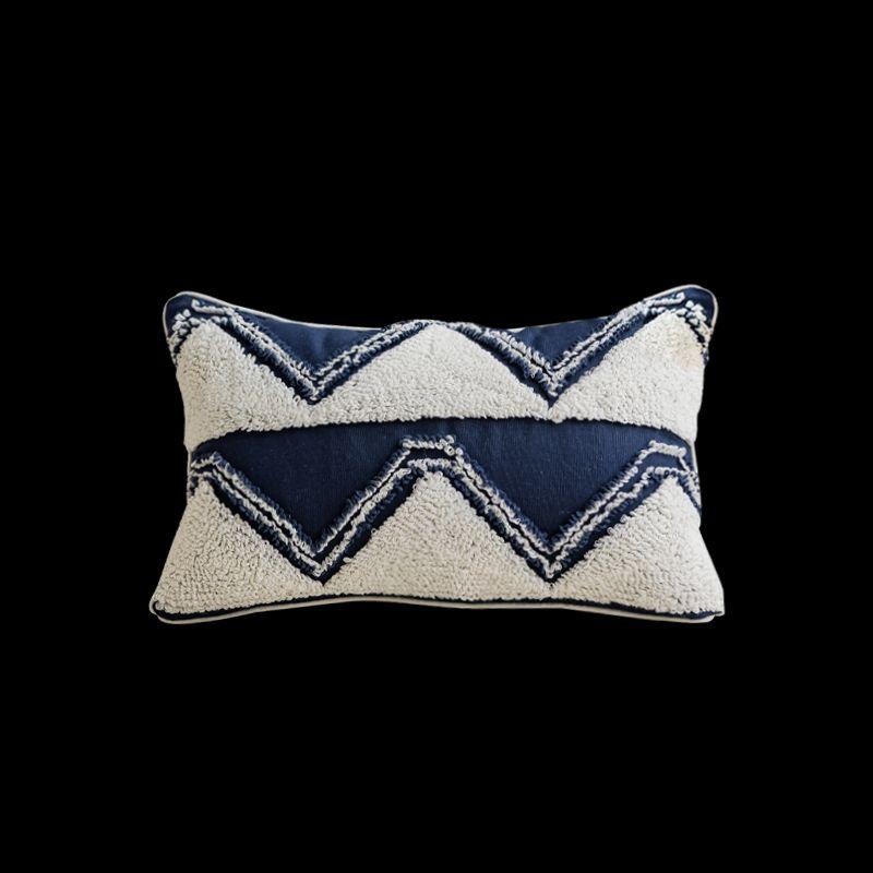 

Manyue Modern Minimalist Fabric Craft Pillow Living Room Backrest Pillow Model Room Bedroom Bedside Cushion Chic-LSHYY:30*50cm No core