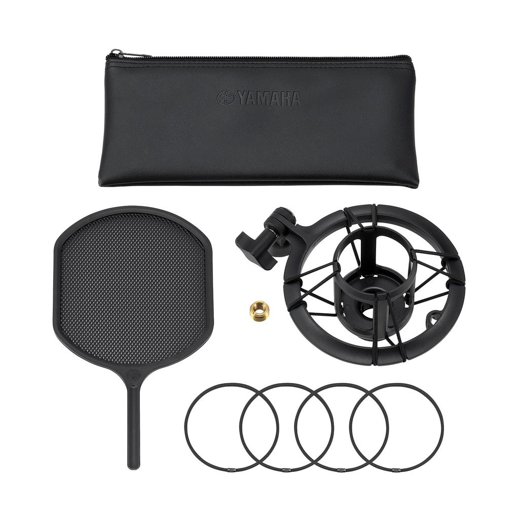 Yamaha YCM705 B Cardioid Condenser Microphone for and Home Black Recording, Streaming, Recording,