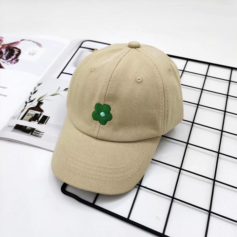 Lovely Flower Children Baseball Cap Solid Color Kids Duck Tongue Hat 3-5 Years Boy Girl Baby Outdoor Sun Visor Cotton Peaked Hat