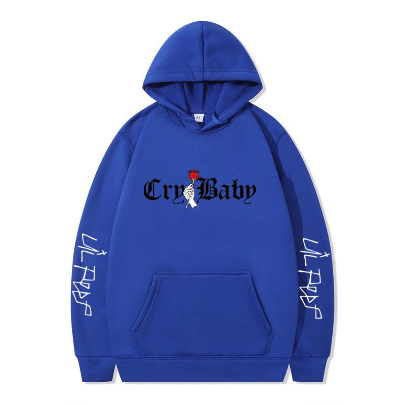 New product, American rap singer lil peep shirt men's and women's fleece hooded sweater
