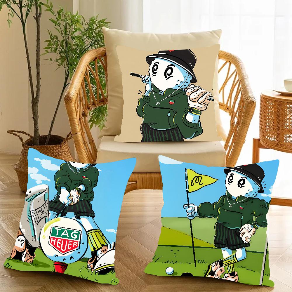 Brand M-Malbon-N Golf Pillow Case Applicable Space For Guest Rooms Interiors Cars Office House Decoration