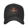 Classic Unisex Knights Templar Shield Cross Baseball Cap Adult Adjustable Dad Hat Women Men Outdoor Snapback Caps