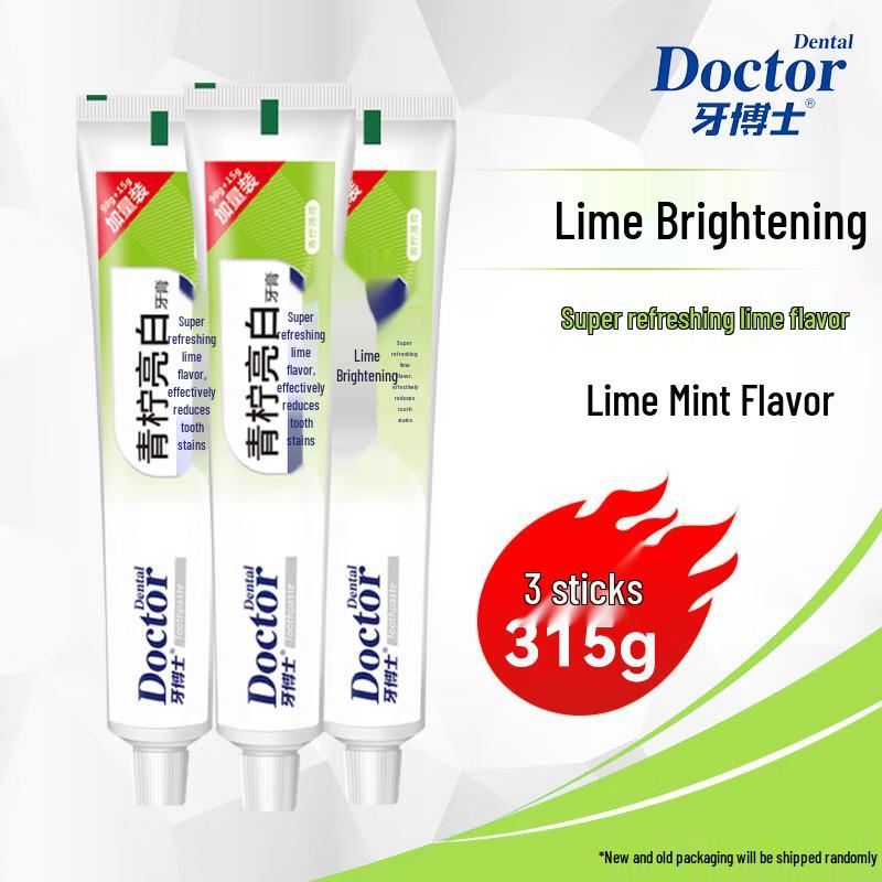 Dr. Dental Lime Whitening Toothpaste 3-Pack
