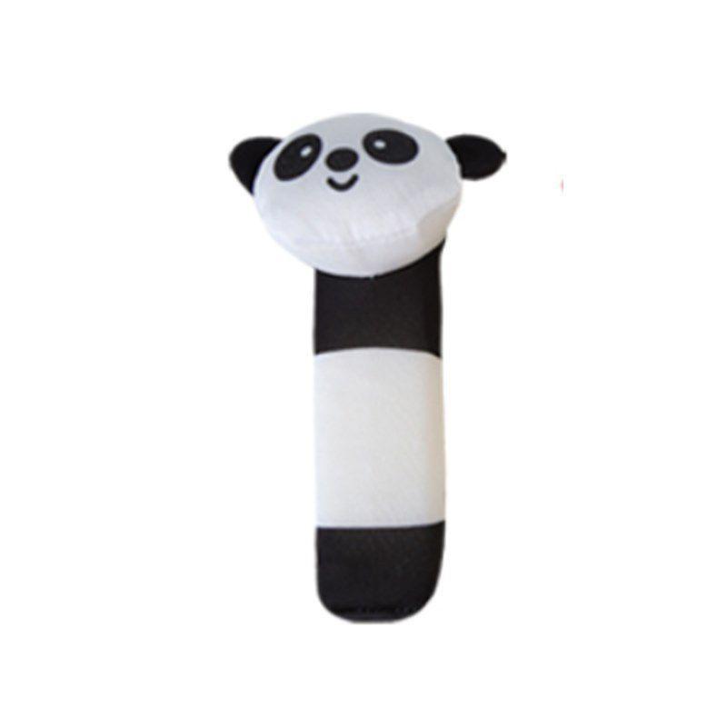 Cute Animal Bell Rattle Plush Toy For Soothing And Visual Development Of Newborns