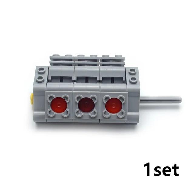 Technical Motor Parts Building Block Compatible Technical Mechanical Group MOC PF Power Function Upgrade XL-M-Servo Motor Leduo