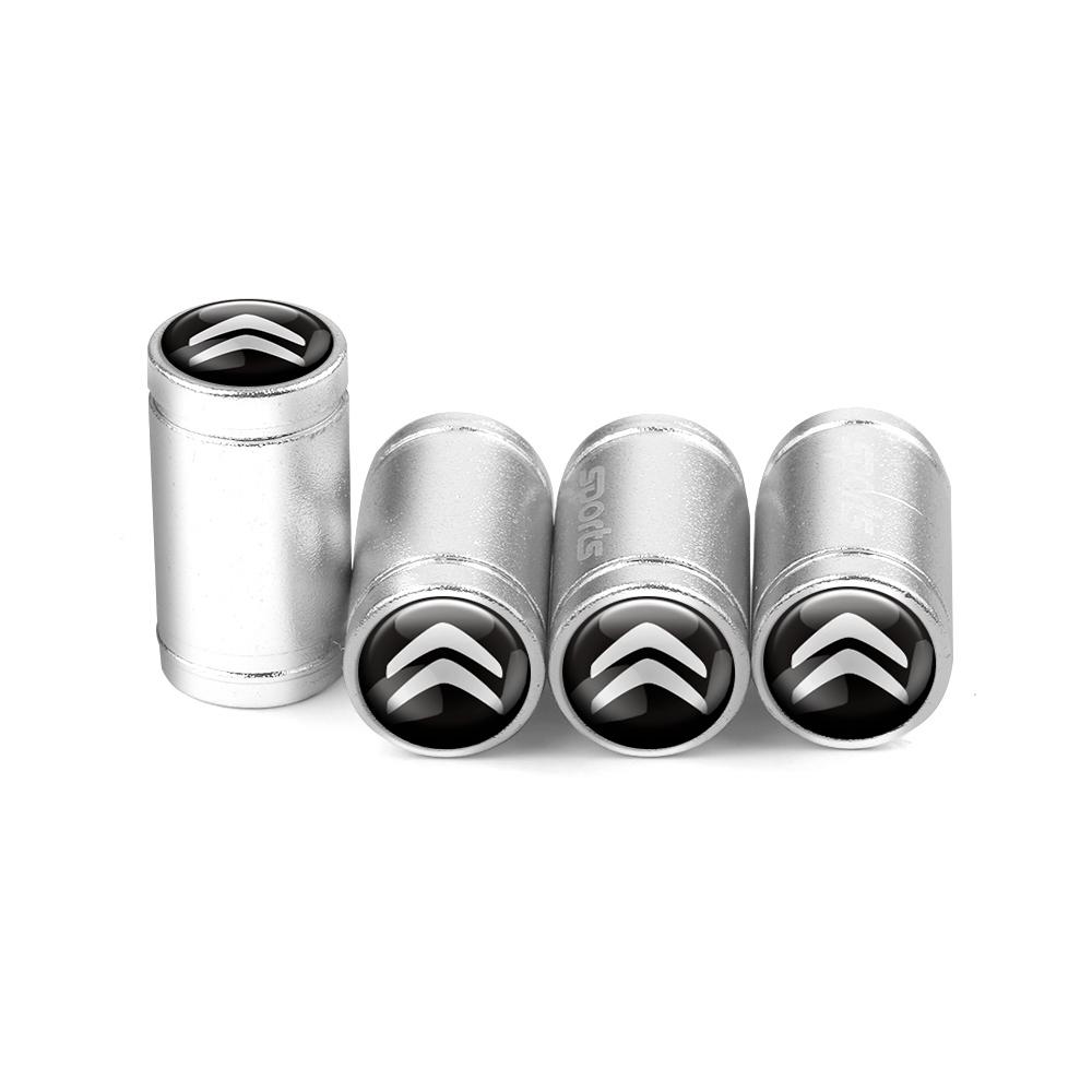 

4pcs Car Wheel Tire Valve Caps Auto Accessories For Citroen C4 Picasso Xsara C5 Aircross Cactus C1 C2 C3 C6 C8 Berlingo Jumpy