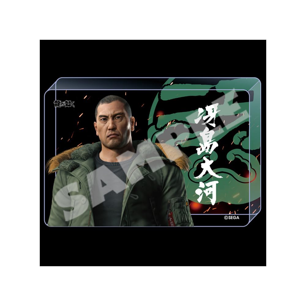 Acrylic Block Taiga Saejima Saejima Team "Yakuza"