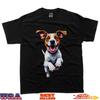 Jack Russell Dog Lovers Jumping Design Funny T-Shirt