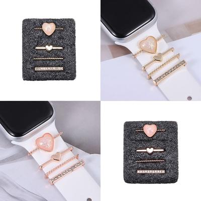 Fashion Bracelet Accessories Diamond Ring Strap Decorative Charms Band Ornament Metal Charms