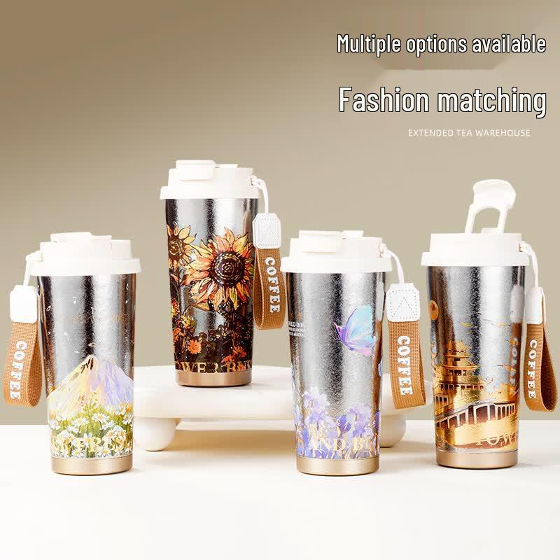 Xinke Pure Titanium Insulated Coffee Cup