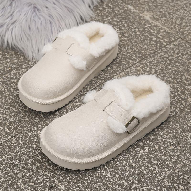 

Модные осенне-зимние теплые ботинки-снэпы для женской повседневной новой хлопковой обуви 41 бежевый